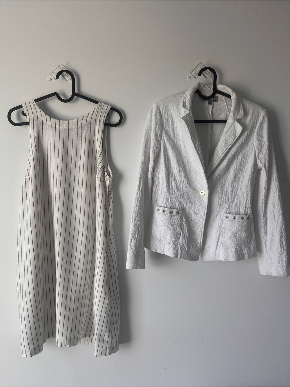 🔥CLEAROUT🔥2-PC Outfit Sz XS/S | Linen Dress + White Blazer